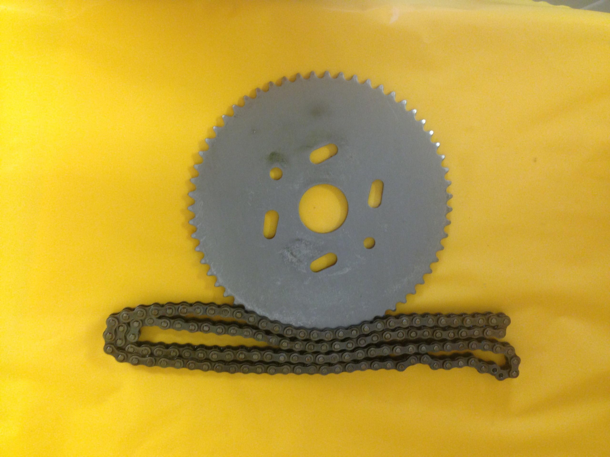 #9484 Go Cart Sprocket 60 tooth sprocket for #35 chain with 3ft of #35 chain