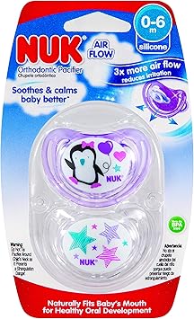 nuk airflow orthodontic pacifier
