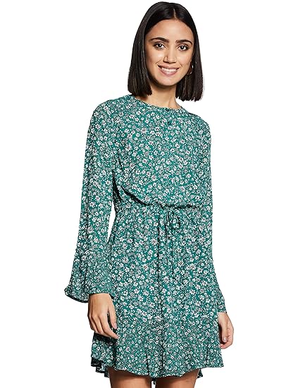 marks and spencer teal dress