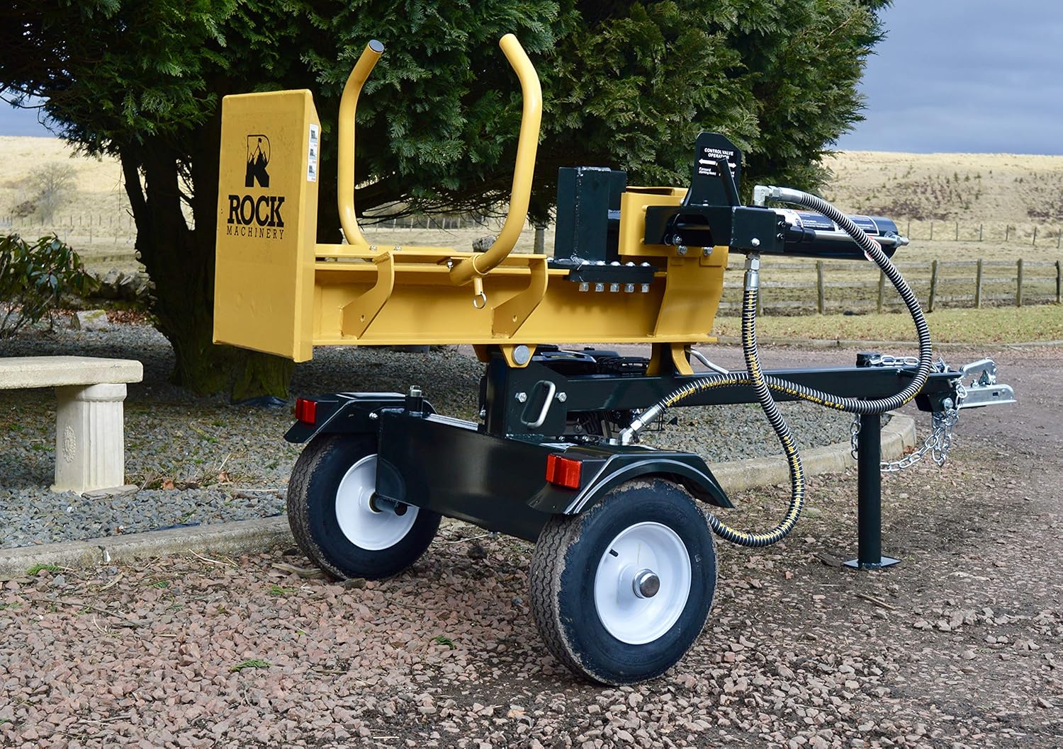 Rock Machinery 22Ton VSeries log splitter Amazon.co.uk Garden & Outdoors