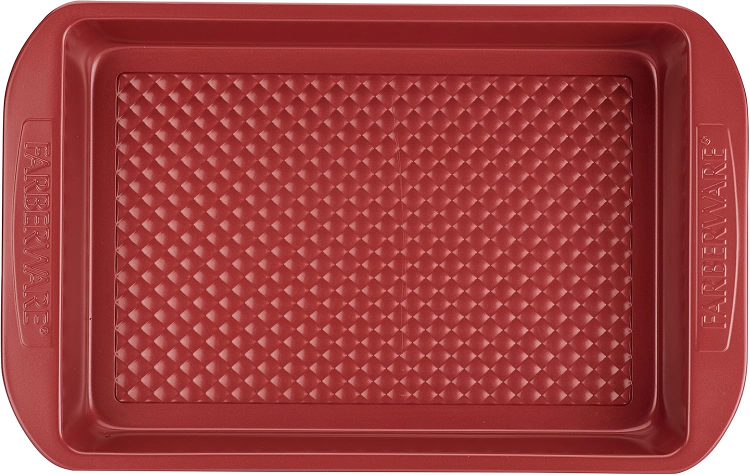 Farberware Nonstick Bakeware Set with Nonstick Cookie Sheet / Baking Sheet, Baking Pan and Cake Pans - 4 Piece, Red: Kitchen & Dining