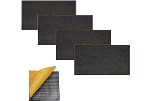ACIT Foam Sheets Self Adhesive Closed, Cell Foam Neoprene Rubber Sheets, Pack of 4 Sheets, Expanded Polyurethane Panels, Expanded EPDM Black Rubber