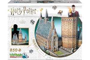 Wrebbit 3D - Harry Potter Hogwarts Great Hall 3D Jigsaw Puzzle - 850Piece