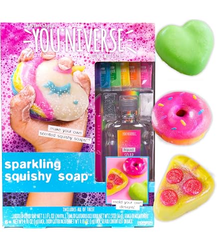 YOPINSAND Kit de Fabrication de Slime de Crème Glacée pour Filles, Beurre, Mousse et Nuage de Slime avec Compléments, Boules en Mousse, Breloques, Cadeaux de Fête pour Enfants de 3 à 12