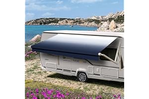 YESCAMP RV Awning Fabric Replacement Heavy Duty Weatherproof 4-Ply 18.5oz Vinyl Camper Awning Fabric - Universal Outdoor Canopy for Camper, Trailer, and Motorhome