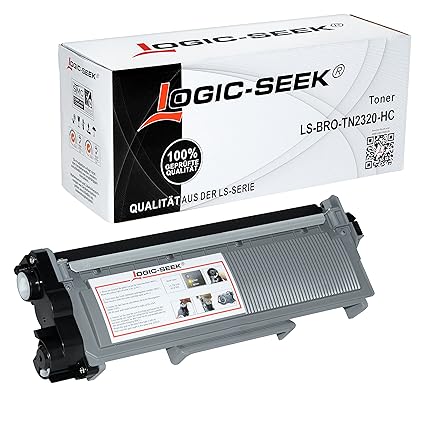 Logic-Seek Toner kompatibel für Brother TN-2320 TN-2310 TN2320 Toner Replacement für Brother MFC-L2700DW, HL-2300D, DCP-L2520