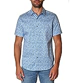Robert Graham Mens, Atkins Short Sleeve Woven Button Down Shirt