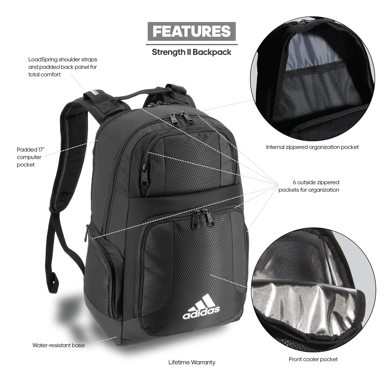 adidas backpack warranty