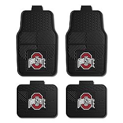 Fanmats Ohio State University Buckeyes Set of 4 Car