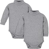 Gerber baby-boys 2-pack Long Sleeve Turtleneck Onesies Bodysuits