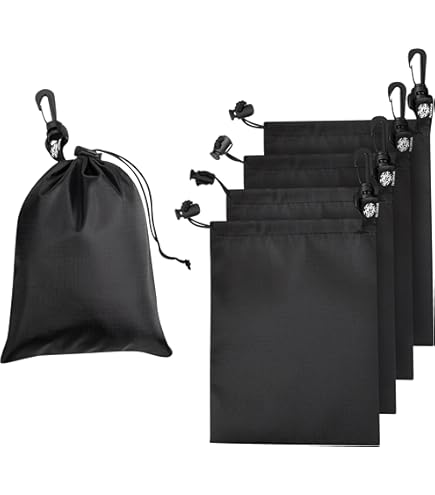 GORGECRAFT 12 Bolsa con Cordón de Poliéster Rojo con Cincha Ditty Stuff Bolsa de 8x6.(0) in Pequeño Rectángulo Cierre Cordón Cuerda para Gimnasio Almacenamiento Regalos