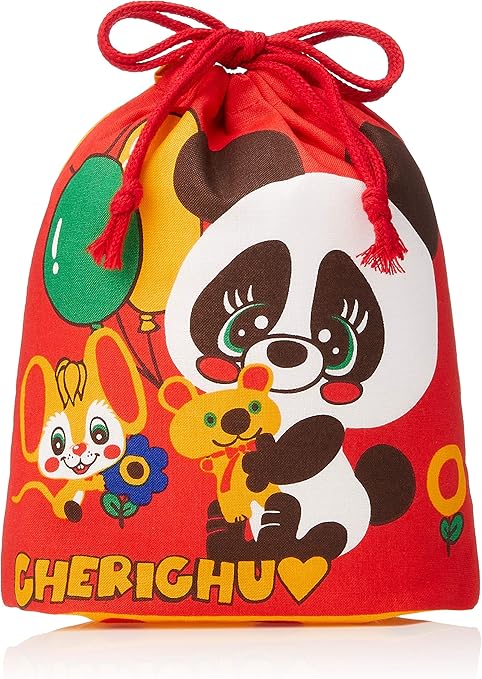 Amazon Co Jp スケーター マチ付き 巾着袋 巾着 チェリッチュ 日本製 Kb64 ホーム キッチン