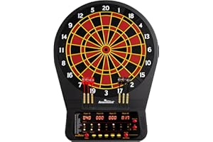 Arachnid Cricket Pro 650 Tournament-Quality Electronic Dartboard with Micro-Thin Segment Dividers for Dramatically Reduced Bounce-Outs and NylonTough Segments for Improved Durability and Playability