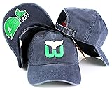 AMERICAN NEEDLE New Raglan Hartford Whalers Navy