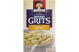 Quaker Instant Grits, Butter, 12 Ounce