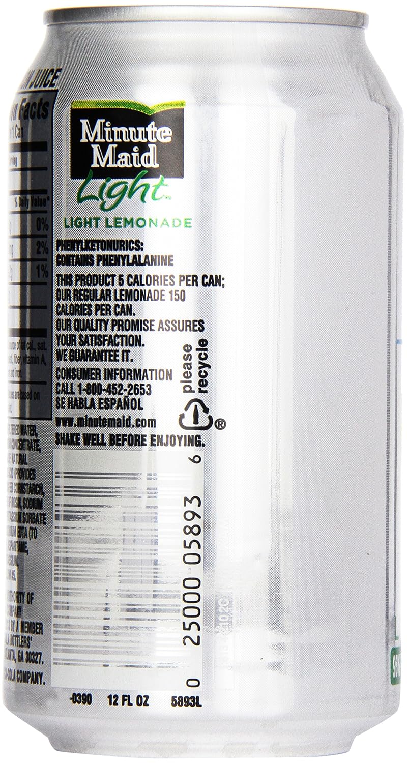 Minute Maid Light Lemonade Nutrition Facts Runners High Nutrition