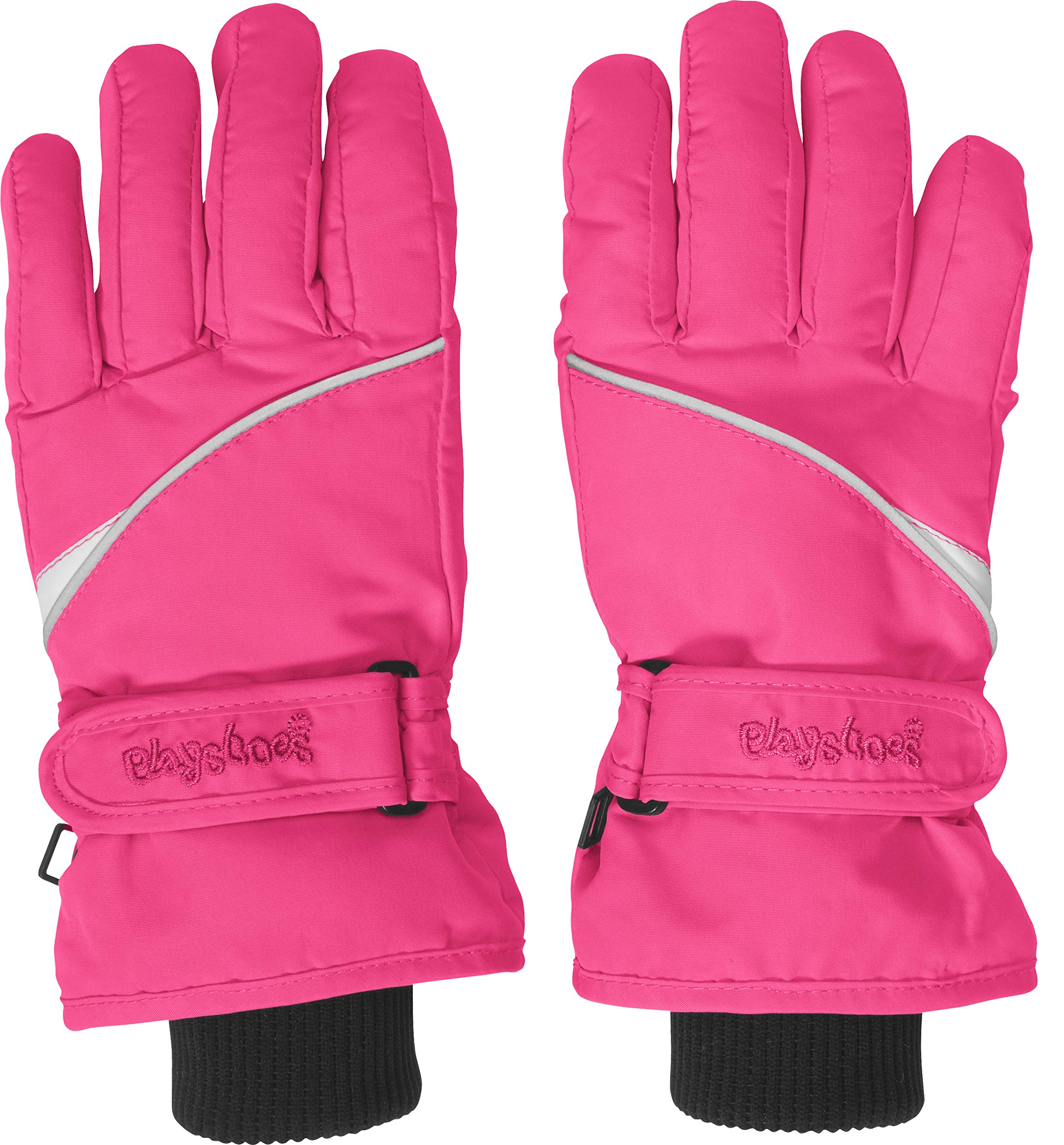 Playshoes Unisex Winter Ski Thinsulate Insulation 3m Gloves, Pink, Size 3