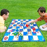 abeec Jumbo 2 in 1 Outdoor Games Snakes and Ladders Noughts & Crosses view 6
