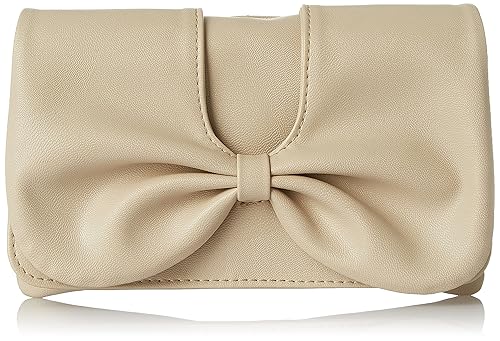 Butterflies Womens Clutch (White) (BNS 2194WC)