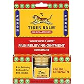 Tiger Balm Pain Relieving Ointment, Extra Strength, 0.63 Ounces (Pack of 3)