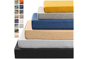 Window Seat Cushions Indoor,Custom Size Color Waterproof Bench Cushions for Outdoor Furniture,Custom Removable Jacket Waterpr