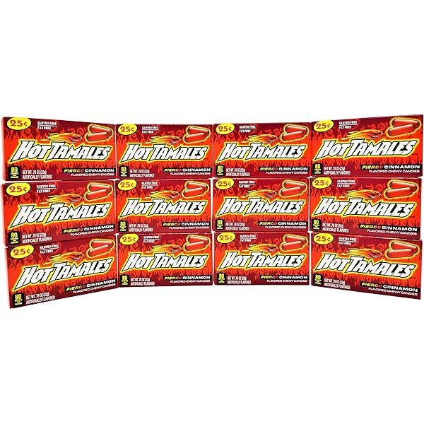 Amazon.com : Hot Tamales Cinnamon Fierce 0.78 oz - 6 pack