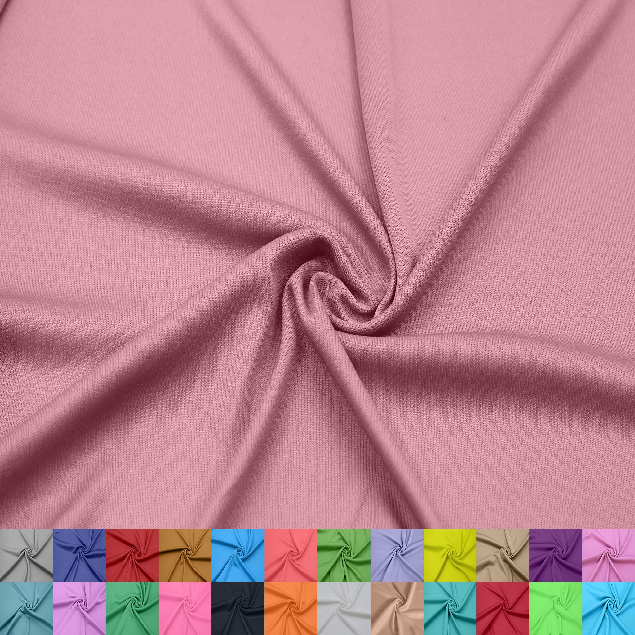 Texco Inc 60" Wide 100% Polyester Interlock Lining