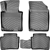 RizLiner Hyundai Elantra 2011-2016 (No GT or Touring Models) Floor Mats 3D Custom Fit Compatible with Hyundai Rubber Car Mat Laser Measured Floor Liner All Weather Waterproof Odorless (Front & Rear)