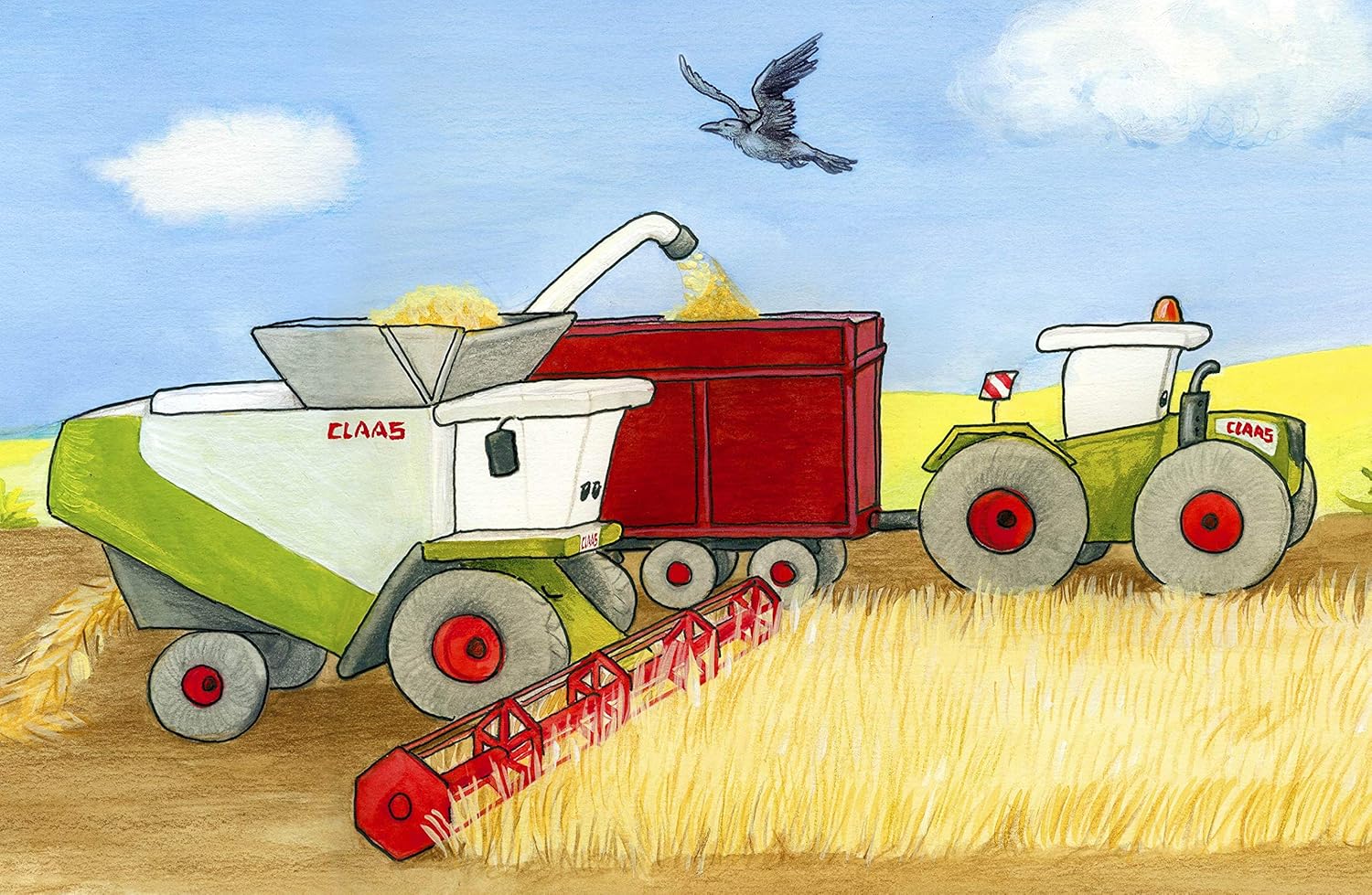 Claas Mähdrescher Zum Ausmalen