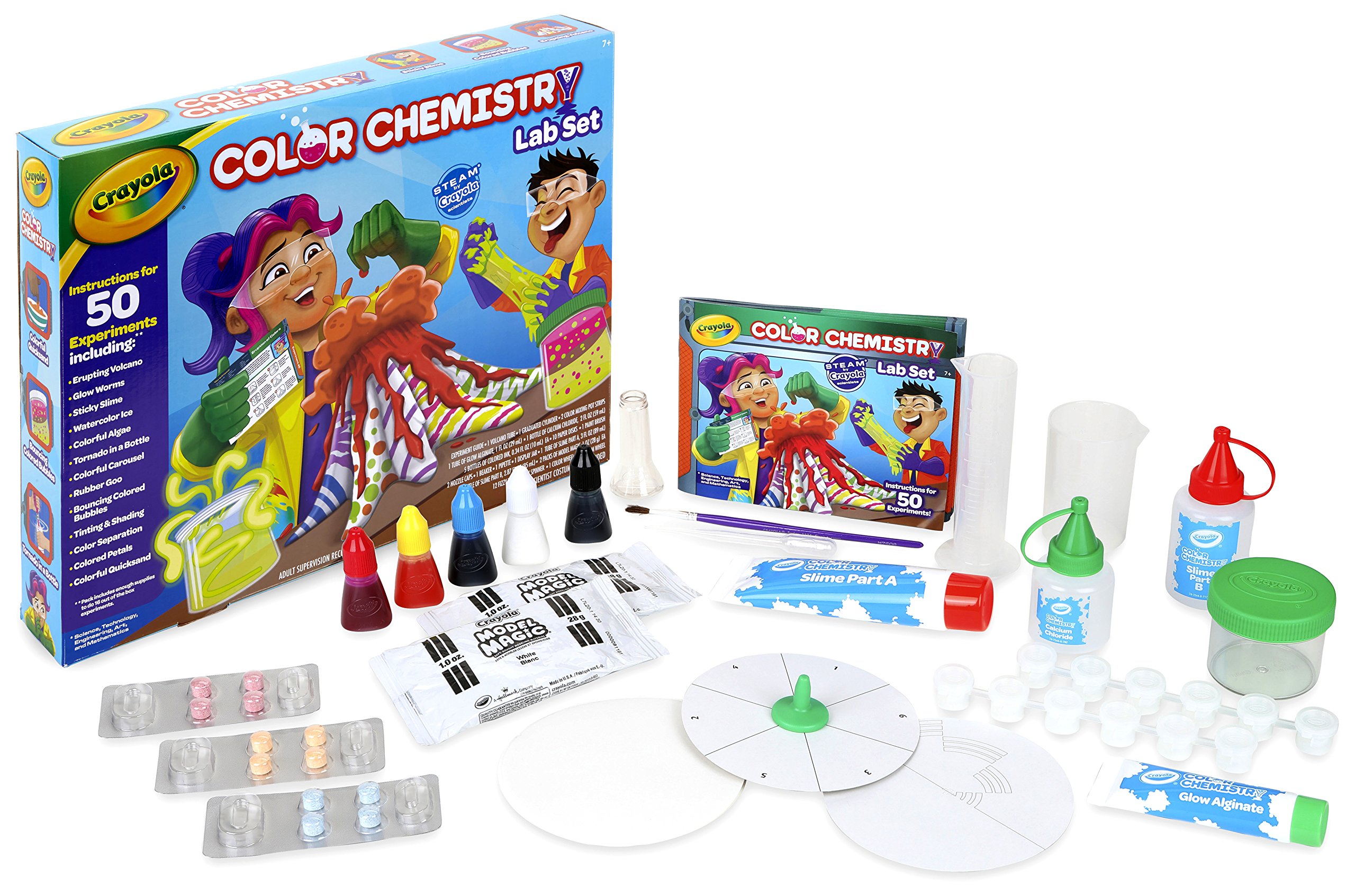 Crayola Color Chemistry Set for Kids, Steam/Stem Activities, Gift for Ages 7, 8, 9, 10