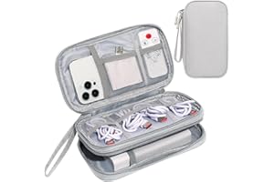 CILLA Electronics Organizer Travel, Travel Cord Organizer Case, Compact Electronics Accessories Bag for Cable, Cord, Charger, Phone