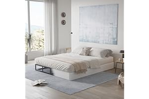 HUEIIS Queen Box Spring 5 Inch Low Profile Heavy Duty Metal Frame Mattress Foundation for Queen Size Bed, Quiet Noise-Free,Easy Assembly, 3000lbs Capacity