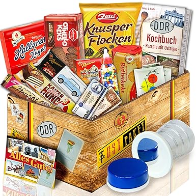 Klappbecher mit Spiegel PLUS Süßer Geschenkbox | DDR Waren