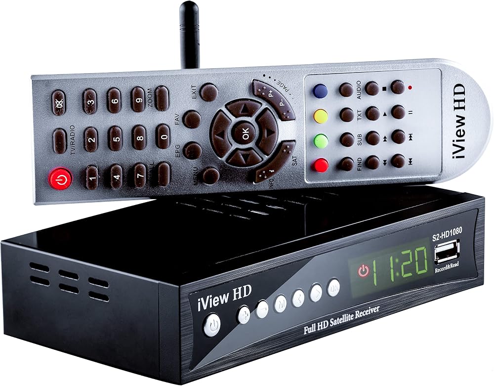 iView HD Full HD Satellite Receiver Wi-Fi USB Recorder YouTube IPTV Freesat Sky