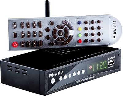 iView HD Full HD Satellite Receiver Wi-Fi USB Recorder YouTube IPTV Freesat Sky