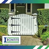 IRONTITE 3 Pack Black 400mm T Hinges for Wooden Gates Shed Doors Heavy Duty view 5