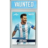 Lionel Messi Trading Card 2024 Leaf Vaunted #V-11 Debut Collection CM+ | Athlete: Lionel Messi, Soccer Trading Card, Brand: Leaf Vaunted, Parallel: Debut Collection, League: World Cup, Encapsulated