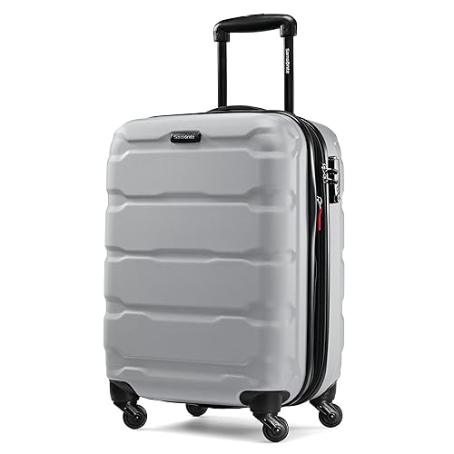 Samsonite Omni PC Hardside Expandable Luggage with Spinner Wheels, Silver,  Carry-On 20-Inch in Oman Whizz Carry-Ons