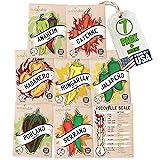 Hot Pepper Seeds for Planting - 7 Heirloom Chili