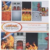 Reminisce FRF-200 Firefighter Scrapbook Collection Kit, 12x12 inches