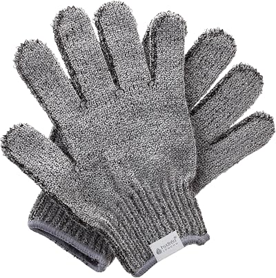 Hydrea London Exfoliating Gloves Bamboo Charcoal Face Body Deep Cleansing