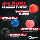 Champs MMA Boxing Reflex Ball Set of 4 with App Headband and Strings view 3