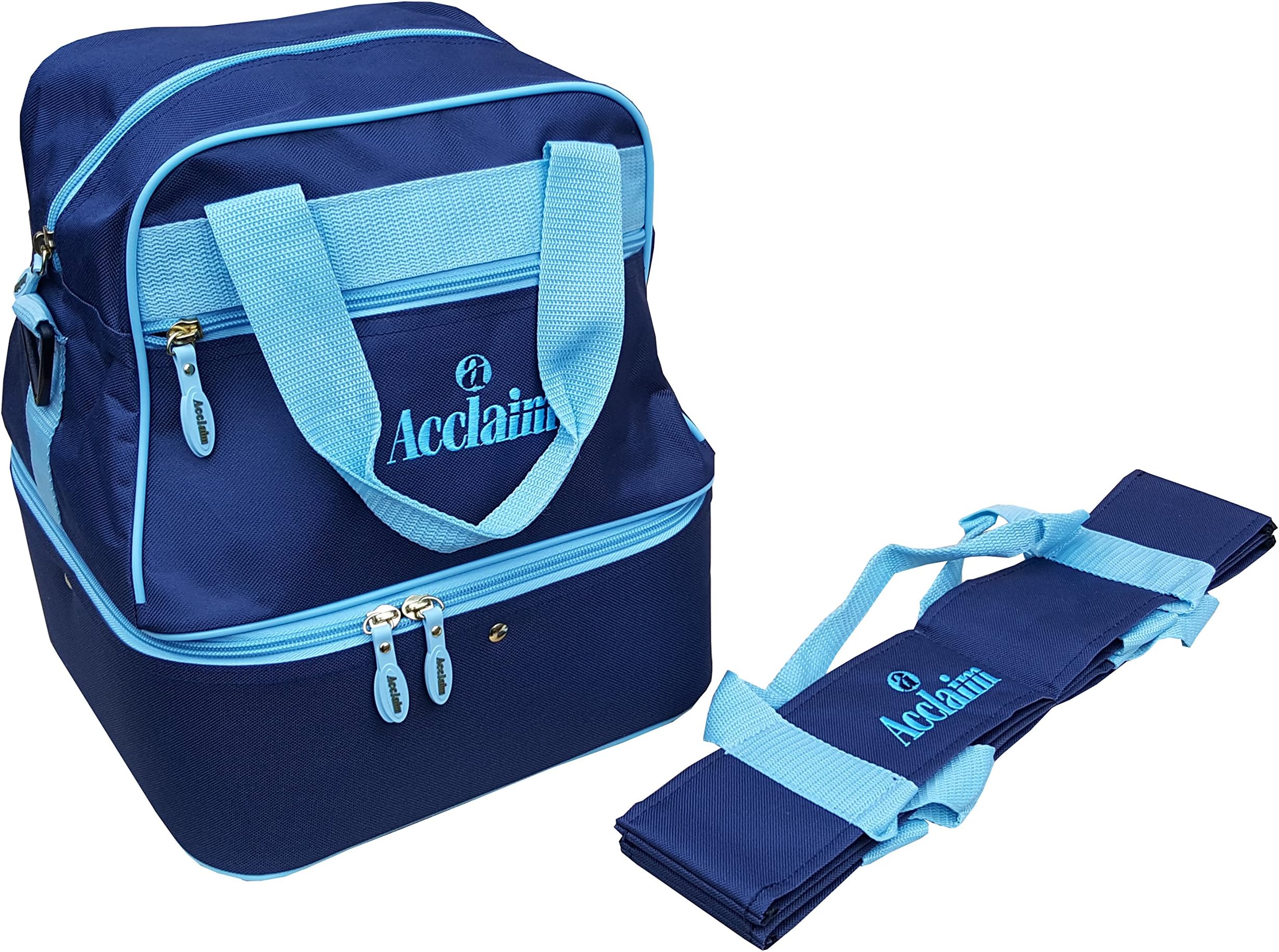 Acclaim Staple Mini Nylon 4 Bowls Level Green Lawn Flat Short Mat Indoor & Outdoor Locker Bowling Bag & Four Bowls Carrier