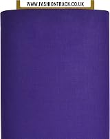 FT Fashion Track Purple Cotton Fabric by the Metre 58in 147.5cm 100% Cotton view 3
