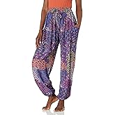 Lannaclothesdesign Harem Pants Hippie Boho Yoga Trousers Womens Flowy Clothing