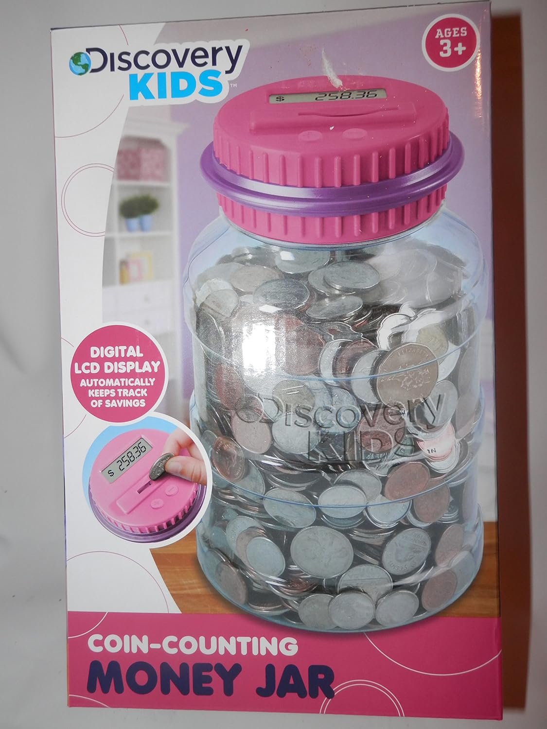 Discovery Kids Coin Counting Jar Electronic bank digital