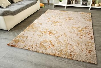 Amazon De Designer Teppich Modern Seattle Antik Senf Beige