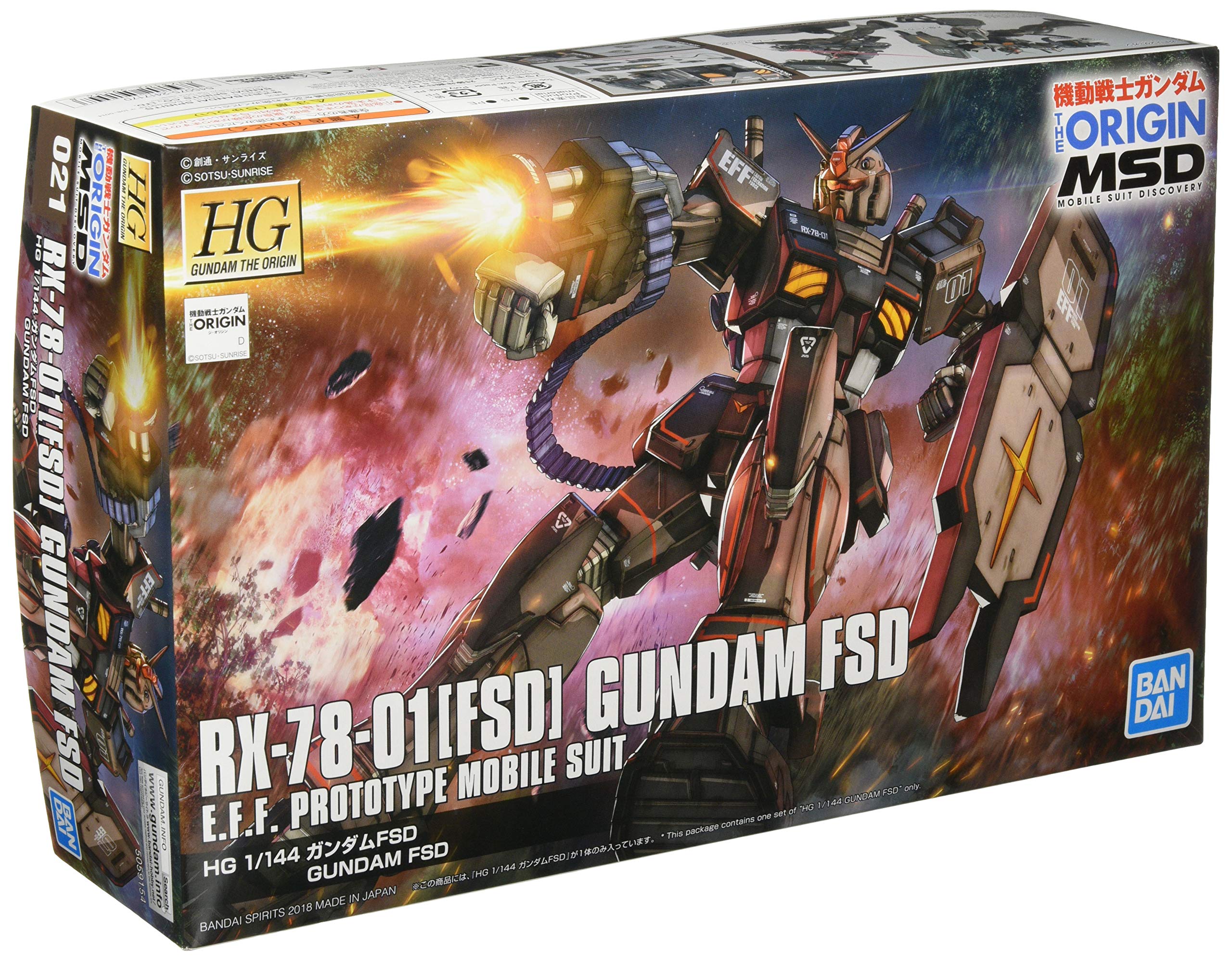 GUNDAM The Origin - Model Kit - HG 1/144 - Gundam FSD