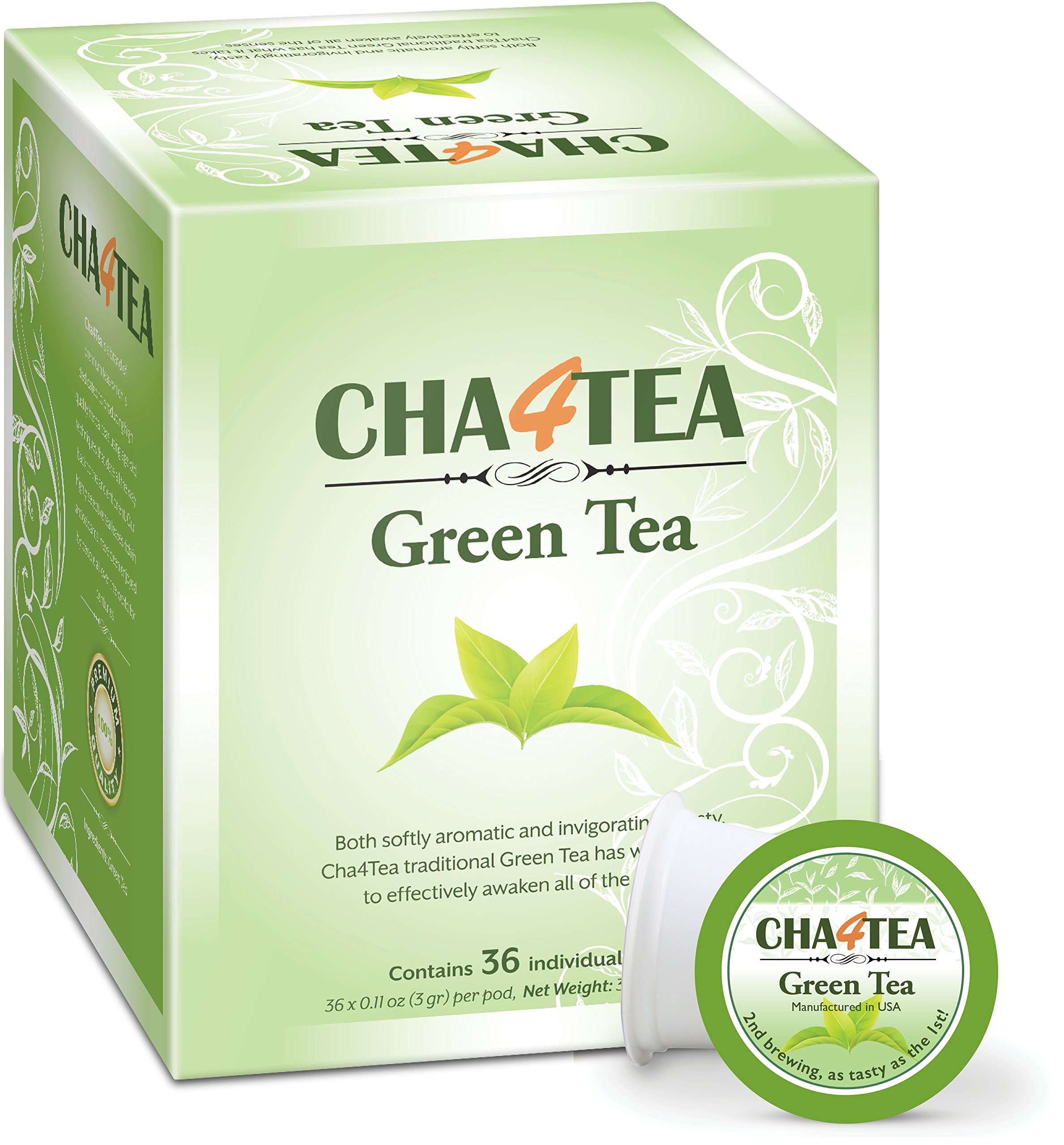 Cha4TEA 36 Oolong Tea K Cups for Keurig KCup Grocery