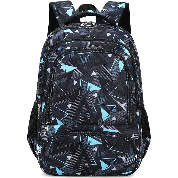 Amazon.com | zyrtty Backpacks for School, Blue White  display picture 1